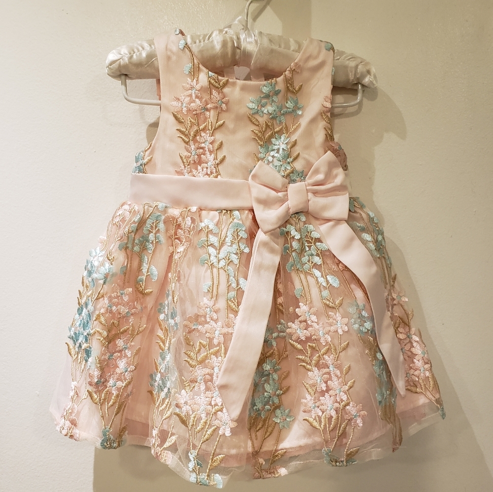 Rare Editions Embroidered Dress